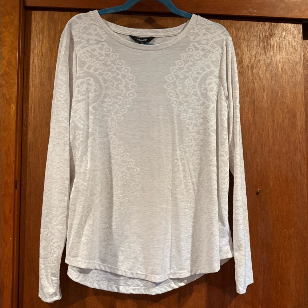 Simply Vera Vera Wang Cream Top XL